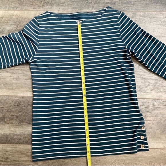 The North Face Teal Striped Top Size Small - Picture 8 of 10